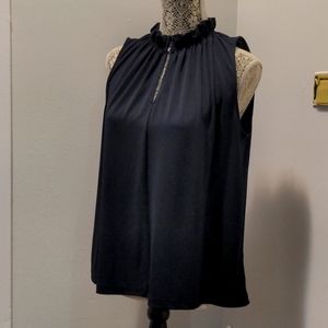 H&M Flowy High-Neck Tank Top